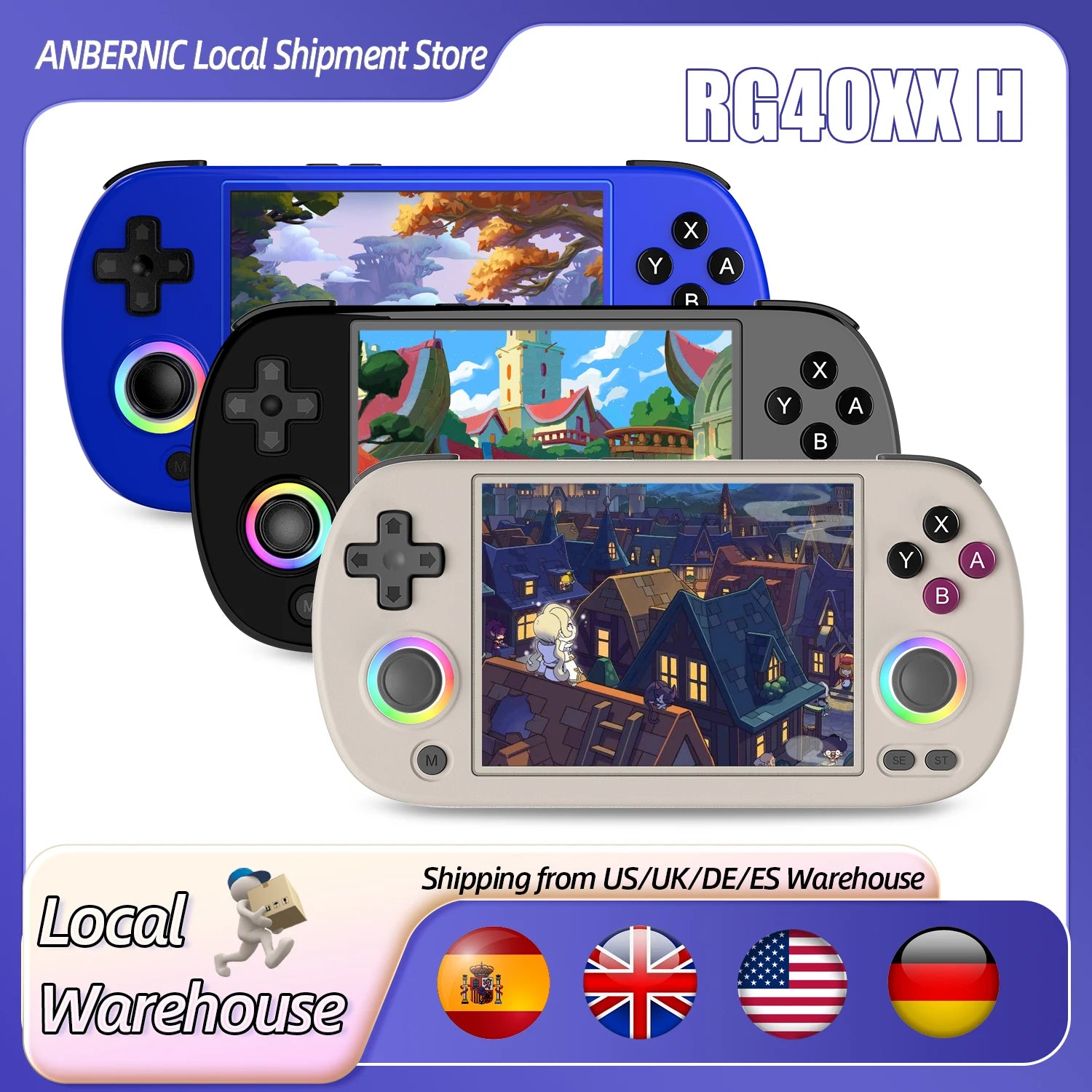 ANBERNIC RG40XX H Retro Gaming Console