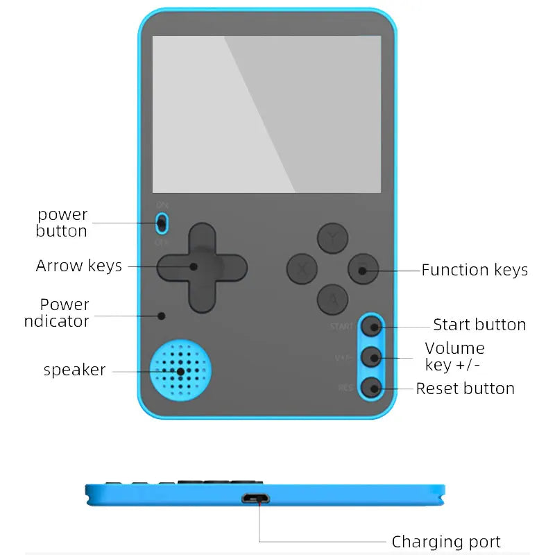 K10 Retro Handheld Game Console