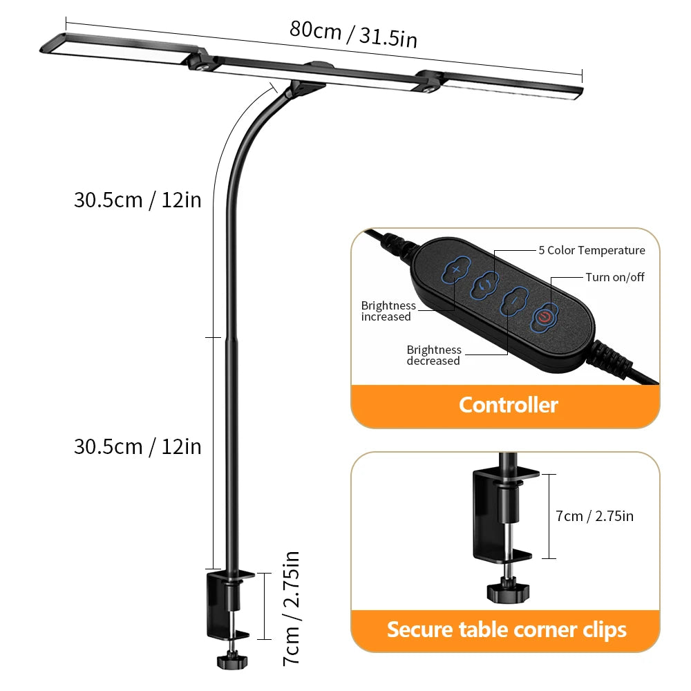 LED Eye-Care Architect Desk Lamp