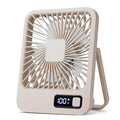 Portable Rechargeable Desk Fan with 180° Folding Design