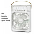 Portable 3-in-1 Air Cooler Fan with Humidifier & LED Light