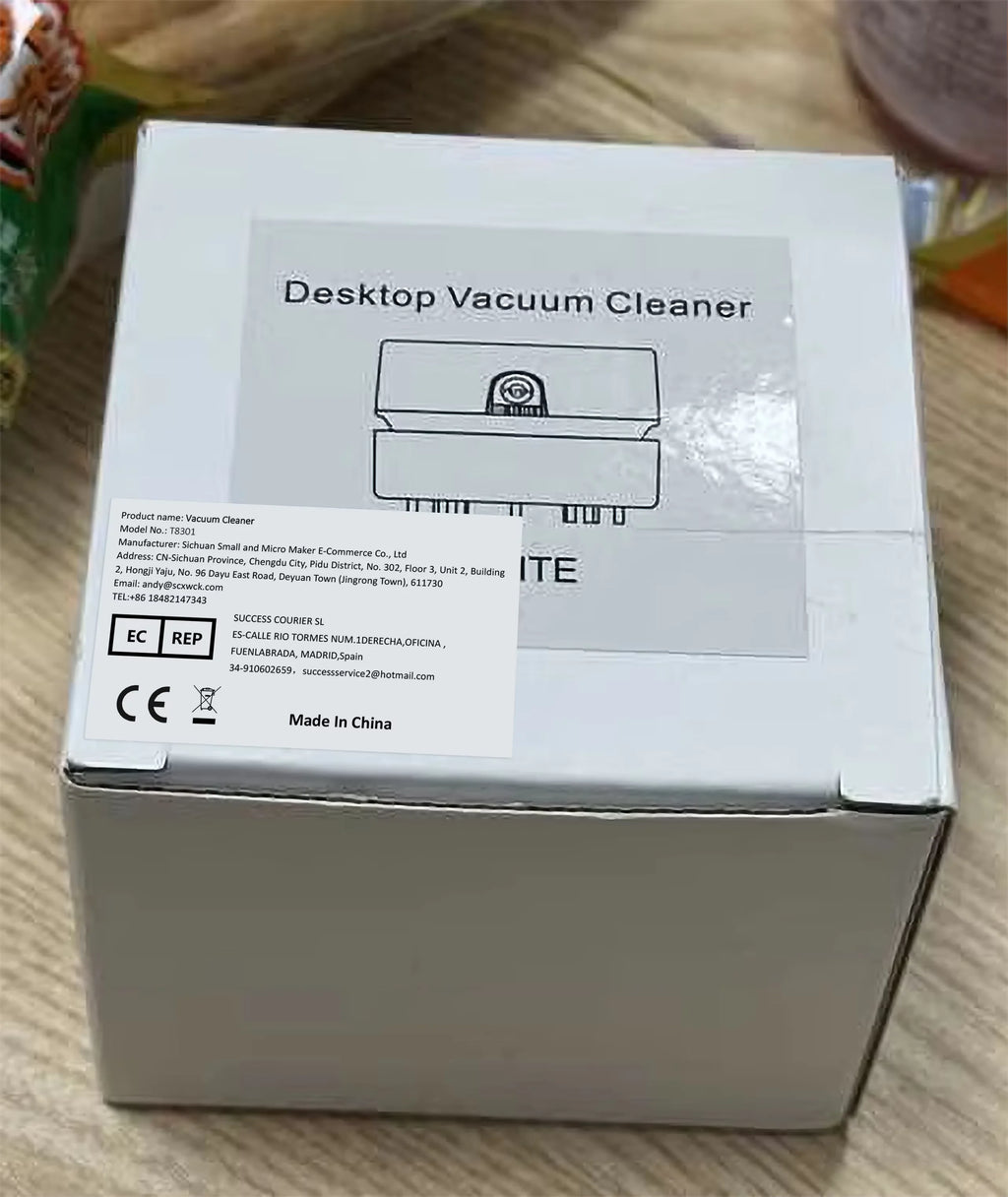 Portable Mini Desktop Vacuum Cleaner